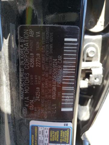 KNAGM4AD5E5069124 KIA OPTIMA HYBRID