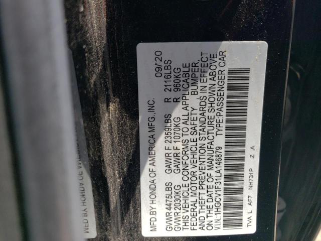 1HGCV1F31LA146879 Honda Accord Sport