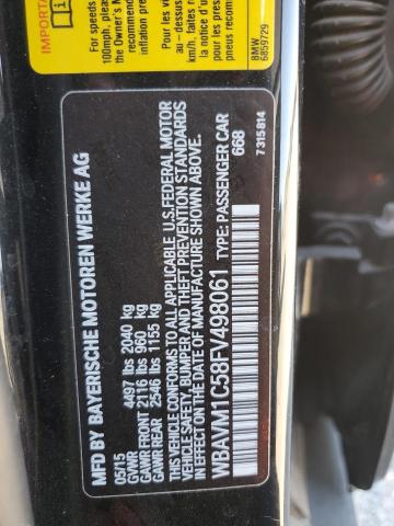 WBAVM1C58FV498061 BMW X1 Sdrive28i