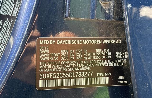 VIN 5UXFG2C55DL783277 2013 BMW X6, Xdrive35I no.10