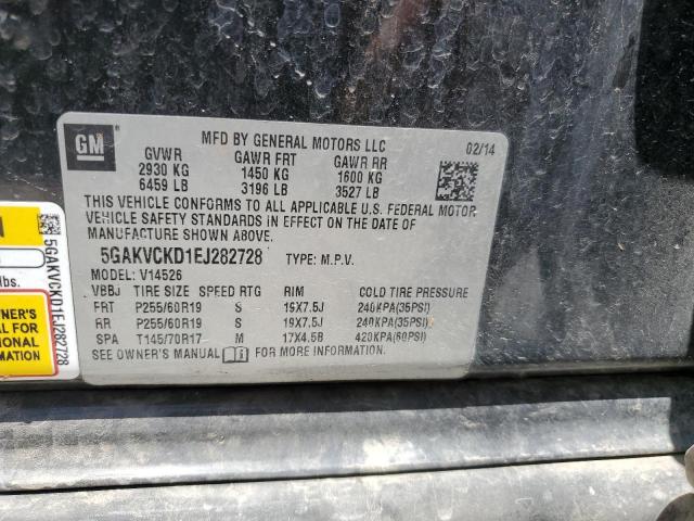 5GAKVCKD1EJ282728 Buick Enclave