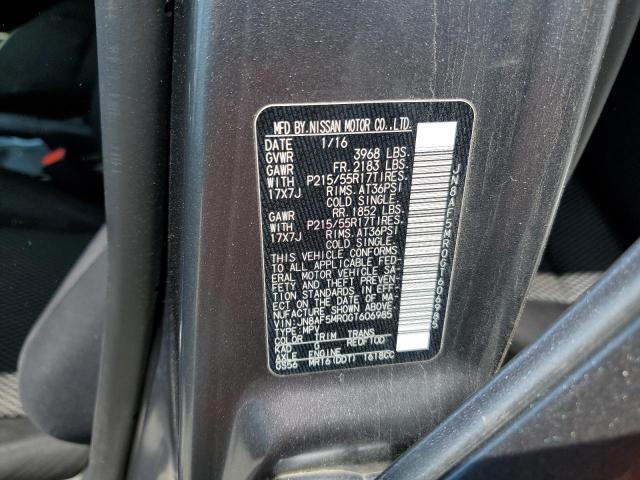2016 NISSAN JUKE S - JN8AF5MR0GT606985