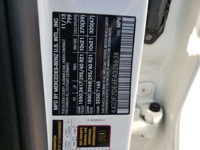 4JGDF7DE6EA326638 Mercedes-Benz Gl 550 4matic