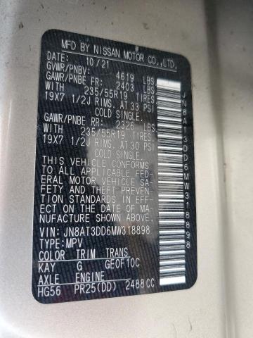 2021 NISSAN ROGUE PLAT - JN8AT3DD6MW318898