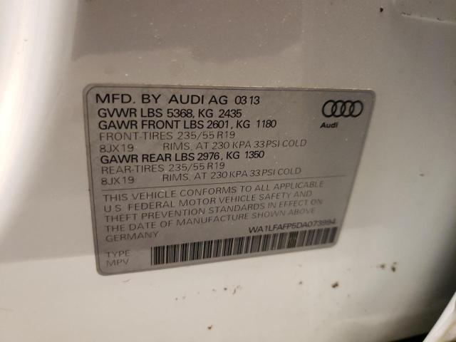 VIN WA1LFAFP5DA073994 2013 Audi Q5, Premium Plus no.13