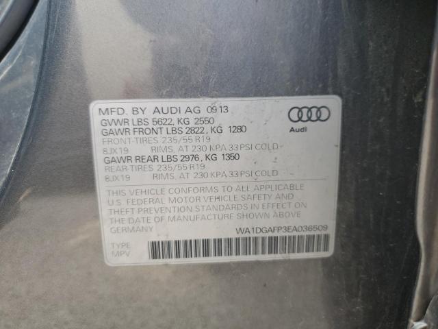 VIN WA1DGAFP3EA036509 2014 Audi Q5, Premium Plus no.12