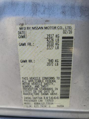1N4AL3AP7GN345666 Nissan ALTIMA 2.5
