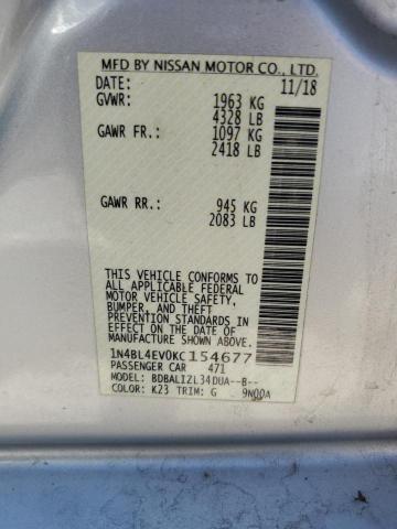 1N4BL4EV0KC154677 Nissan ALTIMA SL