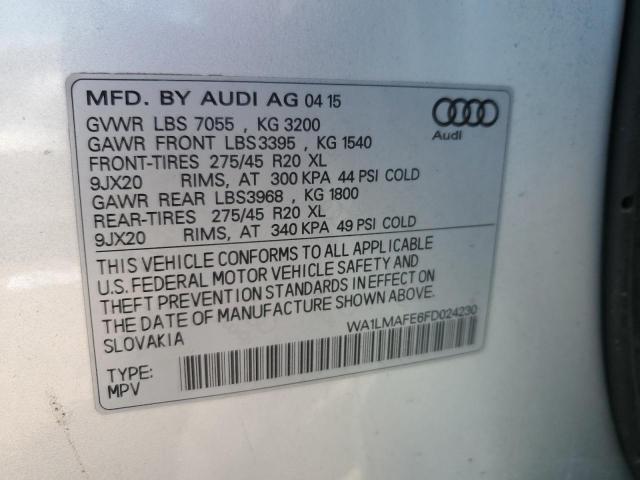 2015 AUDI Q7 TDI PRE - WA1LMAFE6FD024230