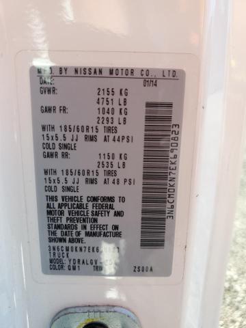 3N6CM0KN7EK690823 Nissan NV200 2.5S