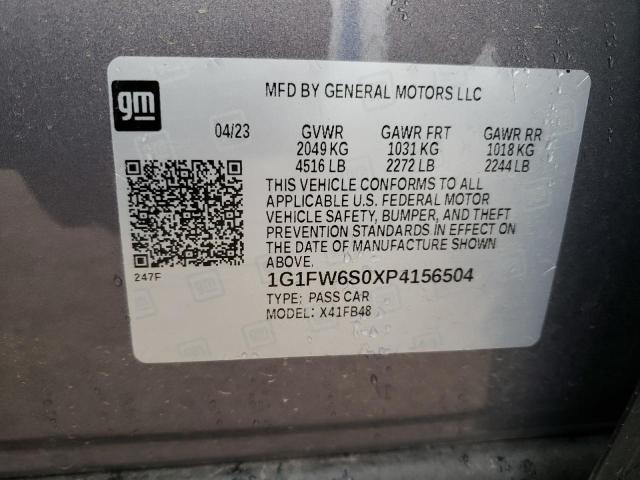 2023 CHEVROLET BOLT EV 1L 1G1FW6S0XP4156504