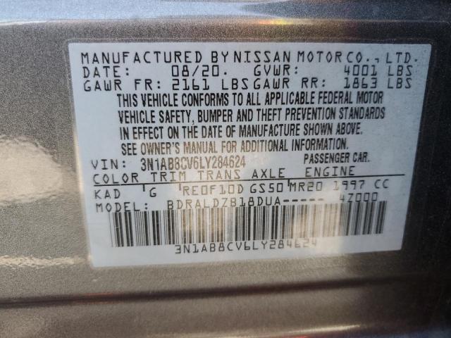 3N1AB8CV6LY284624 Nissan SENTRA SV