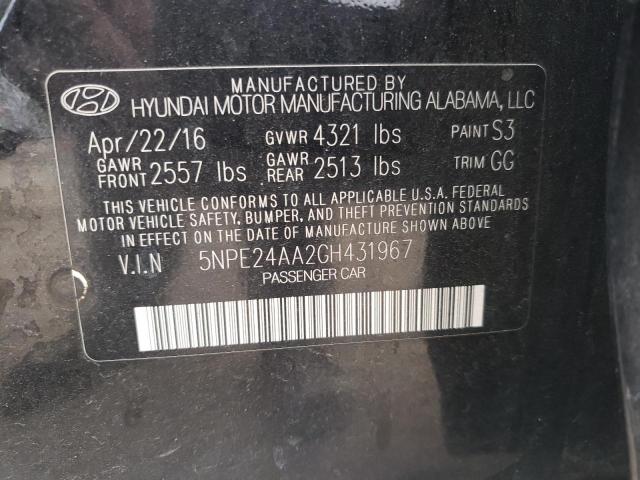 2016 HYUNDAI SONATA ECO - 5NPE24AA2GH431967