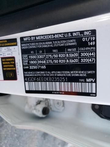 4JGDF6EE0KB235251 Mercedes-Benz Gls 450 4matic