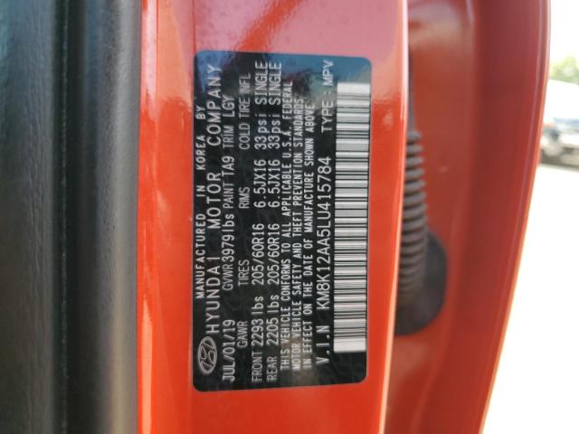 2020 HYUNDAI KONA KM8K12AA5LU415784