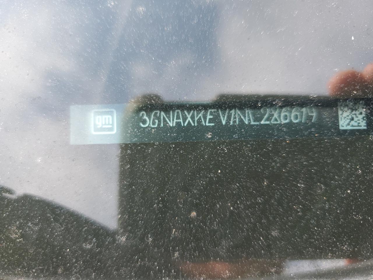 3GNAXKEV1NL286619 CHEVROLET EQUINOX 2022