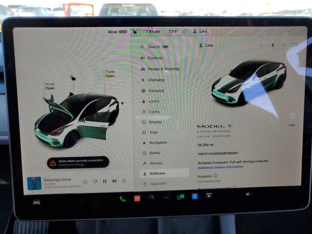 5YJYGAEE5MF265951 Tesla Model Y