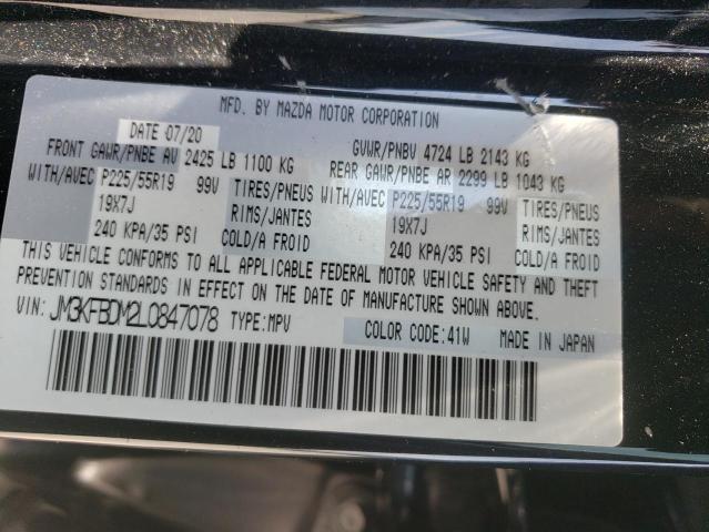 JM3KFBDM2L0847078 2020 Mazda Cx-5 Grand Touring