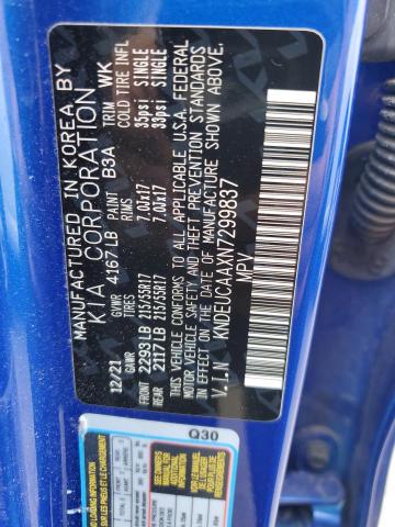 KNDEUCAAXN7299837 KIA SELTOS S