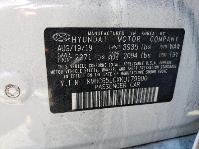 2019 HYUNDAI IONIQ BLUE - KMHC65LCXKU179900