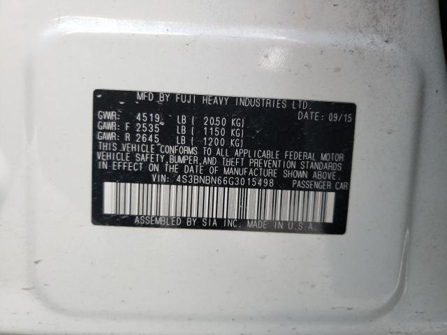4S3BNBN66G3015498 Subaru Legacy 2.5i Limited