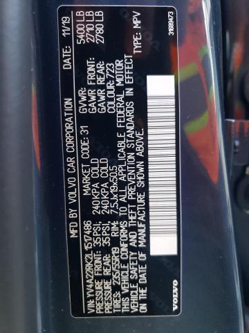 2020 VOLVO XC60 T6 MO - YV4A22RK2L1517486