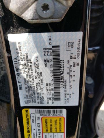 2016 LINCOLN MKZ BLACK - 3LN6L2NK7GR622933