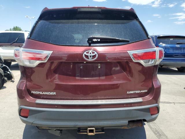 VIN 5TDDKRFH6ES036227 2014 Toyota Highlander, Limited no.6