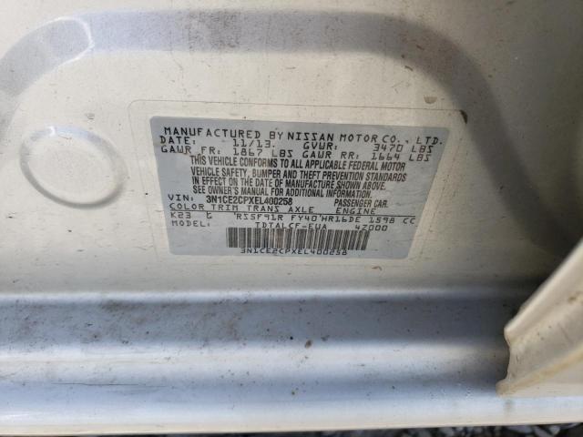 3N1CE2CPXEL400258 Nissan Versa Note S