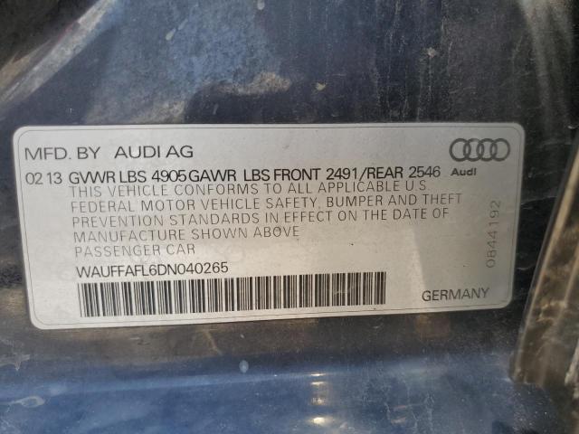 VIN WAUFFAFL6DN040265 2013 Audi A4, Premium Plus no.12