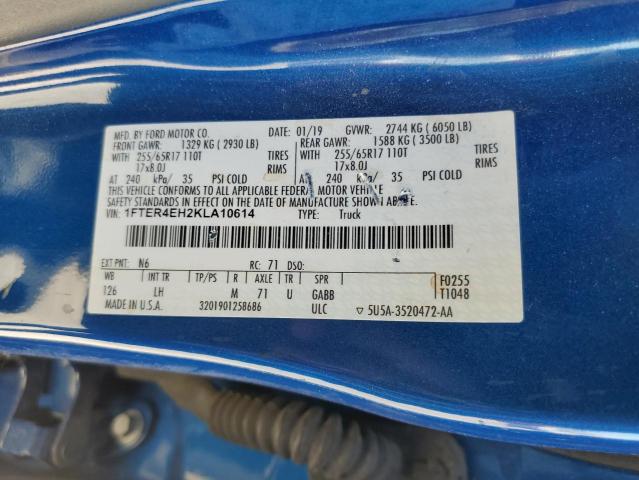 1FTER4EH2KLA10614 Ford RANGER XL