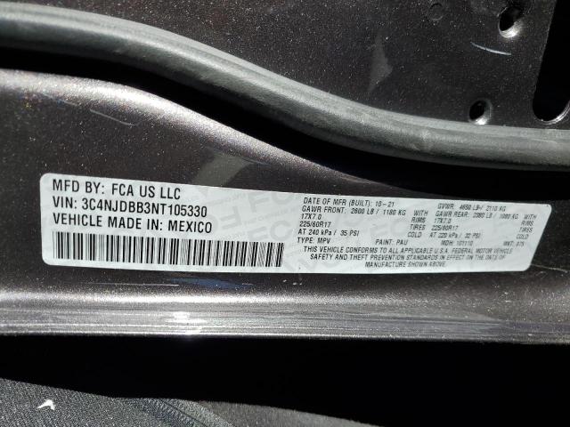 3C4NJDBB3NT105330 Jeep Compass Latitude