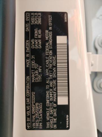 2023 VOLVO XC60 PLUS YV4L12RN5P1332912