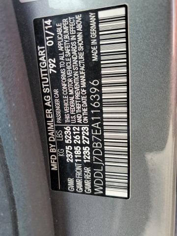 WDDLJ7DB7EA116396 Mercedes-Benz CLS 550