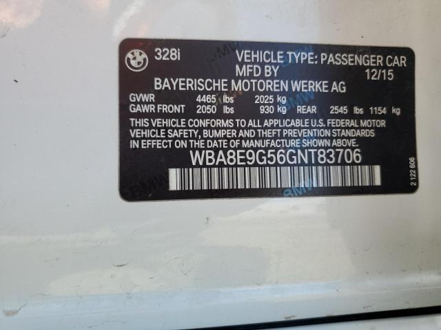 WBA8E9G56GNT83706 BMW 328 I Sulev