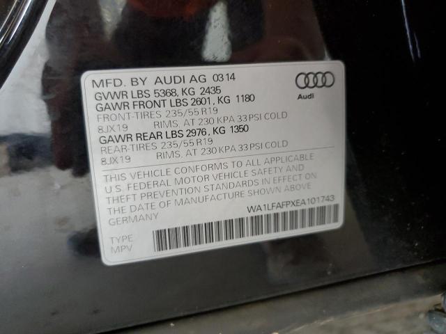 VIN WA1LFAFPXEA101743 2014 Audi Q5, Premium Plus no.14