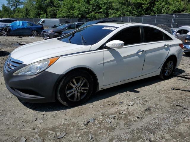 VIN: 5NPEC4AC4DH523270 Auction: COPART Lot: 59541043 Location: DC - WASHINGTON DC 5NPEC4AC4DH523270 HYUNDAI SONATA 2013 WHITE Photo 1