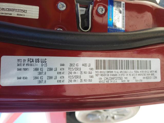 1C4NJCBA0FD372563 Jeep Compass Sport