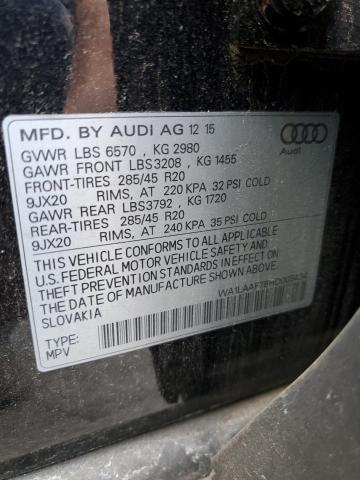 VIN WA1LAAF78HD005434 2017 Audi Q7, Premium Plus no.12