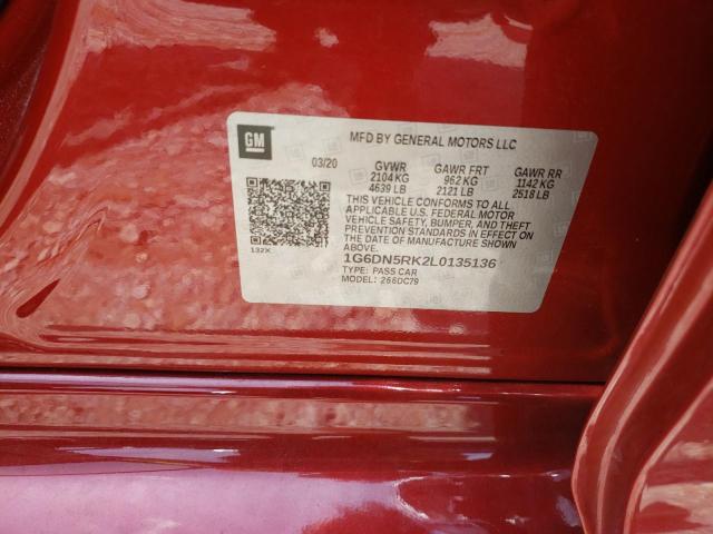 2020 CADILLAC CT5 PREMIU - 1G6DN5RK2L0135136