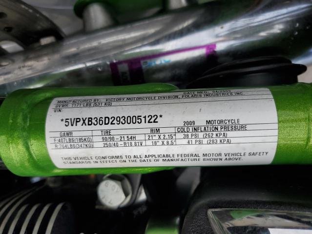 2009 VICTORY MOTORCYCLES VEGAS JACK - 5VPXB36D293005122