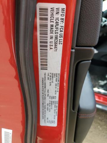 1C4RJFLG1MC564471 Jeep Grand Cherokee Trailhawk
