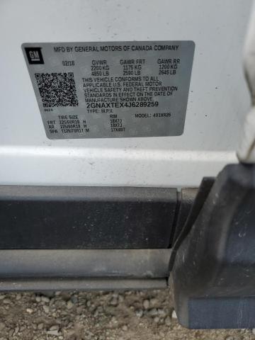2GNAXTEX4J6289259 Chevrolet EQUINOX LT