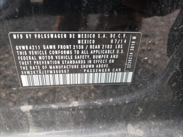 2015 VOLKSWAGEN JETTA BASE - 3VW2K7AJ2FM350557
