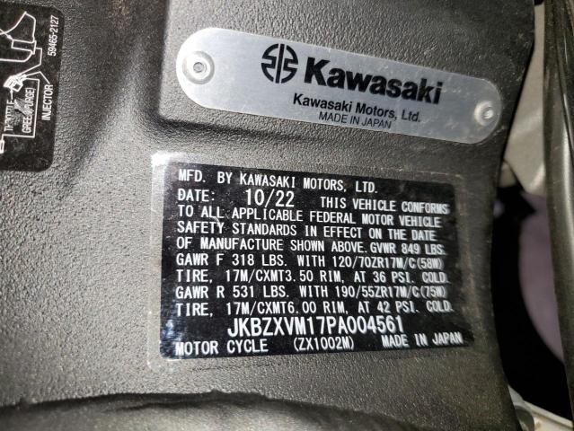 2023 KAWASAKI ZX1002 M - JKBZXVM17PA004561
