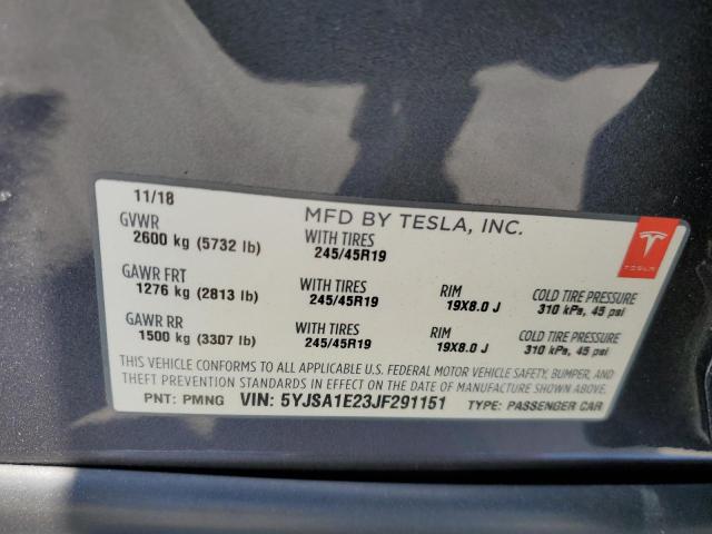 5YJSA1E23JF291151 Tesla MODEL S