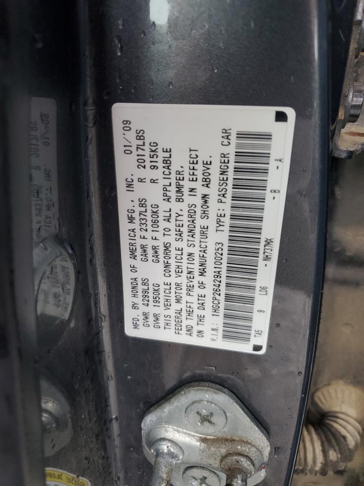 1HGCP26429A100253 2009 Honda Accord Lxp