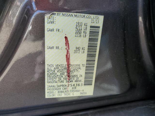 1N4AL3AP9EN254363 Nissan ALTIMA 2.5