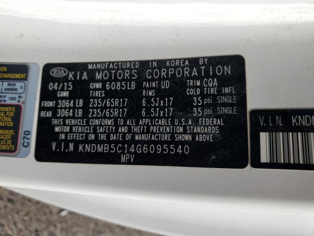 KNDMB5C14G6095540 KIA SEDONA LX