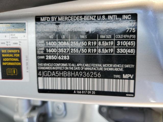 4JGDA5HB8HA936256 Mercedes-Benz Gle 350 4matic